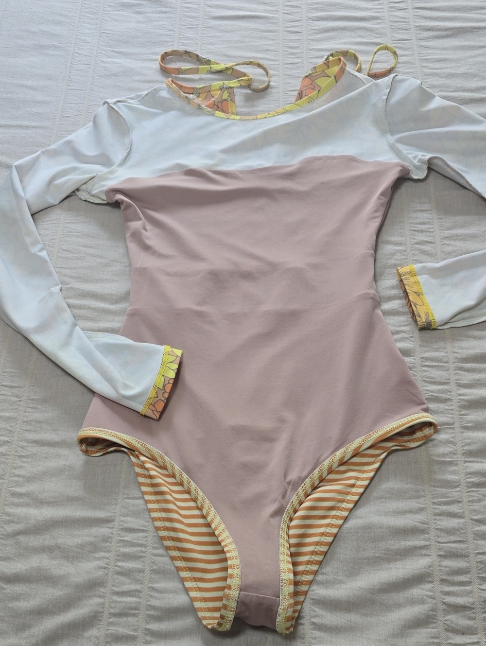 Seea Hermosa One Piece Rashguard Suit Neo Women's Size Small - Picture 11 of 12